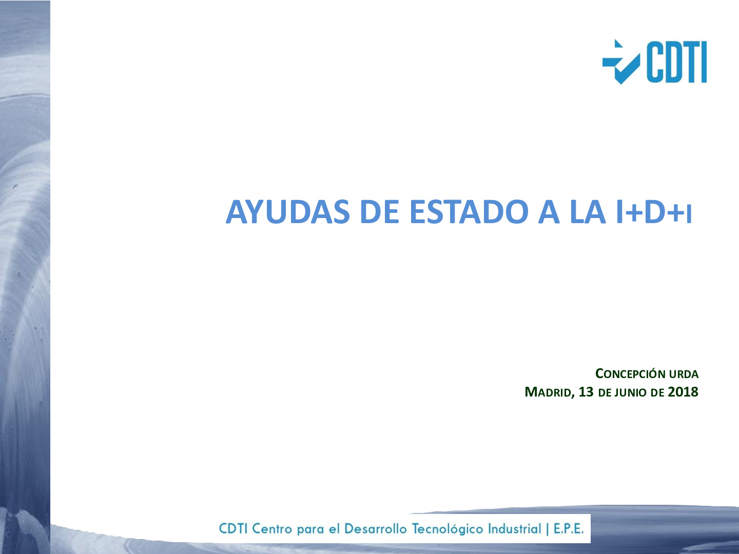 AE I+D_IEF - Concepcion Urda