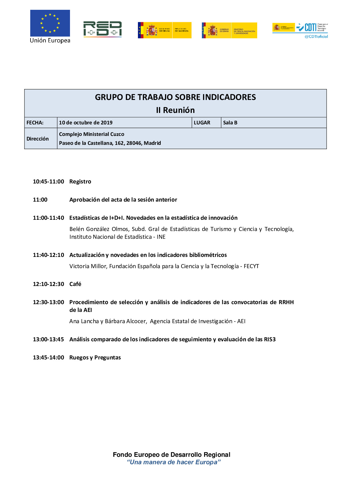 Agenda_II Reunion GT Indicadores_20190927
