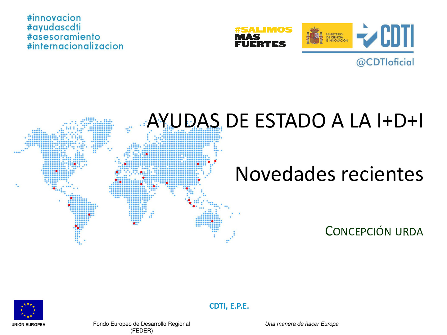 Ayudas de Estado I+D+I-CDTI-Red IDI