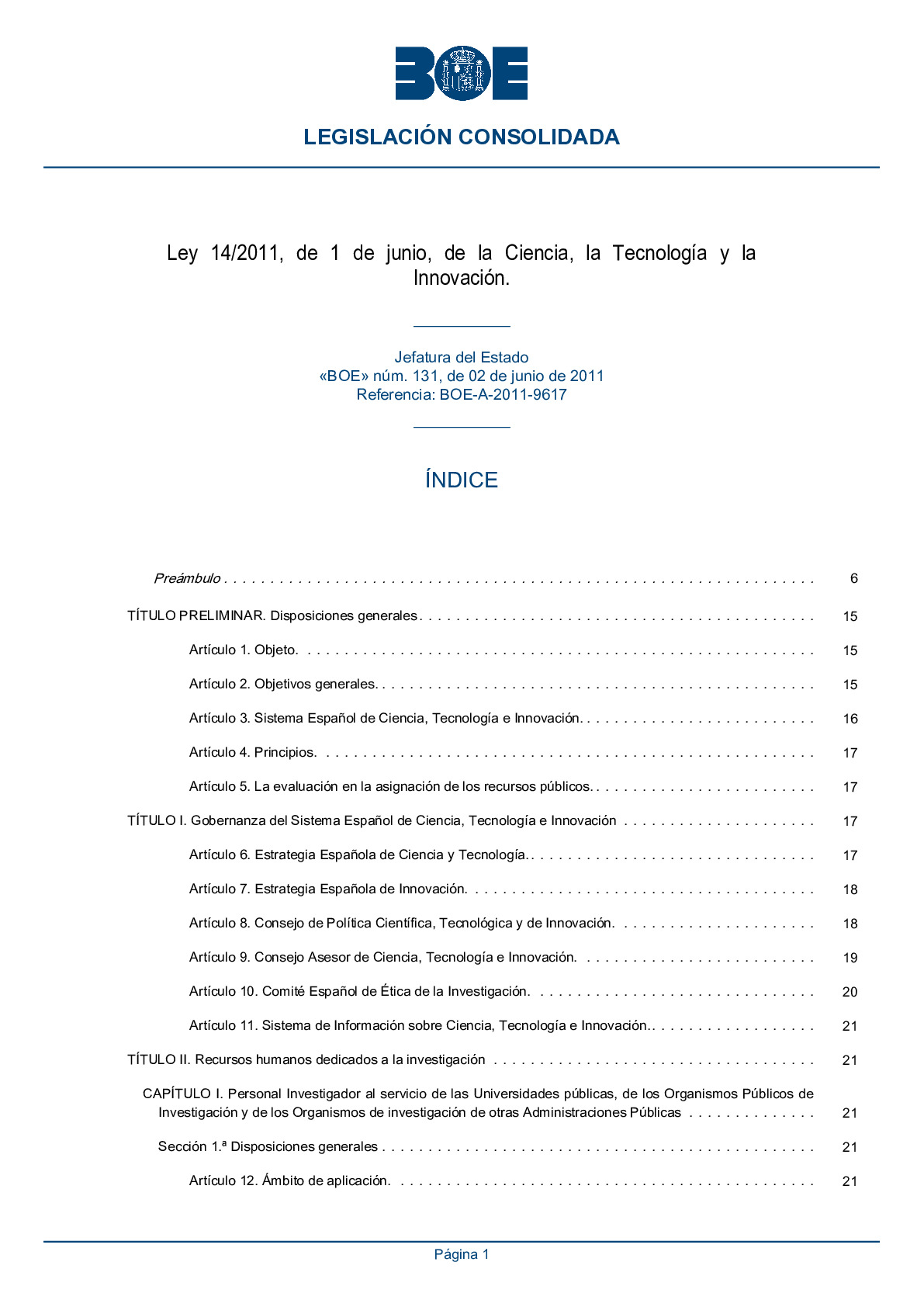 BOE-A-2011-9617-Ley de la Ciencia
