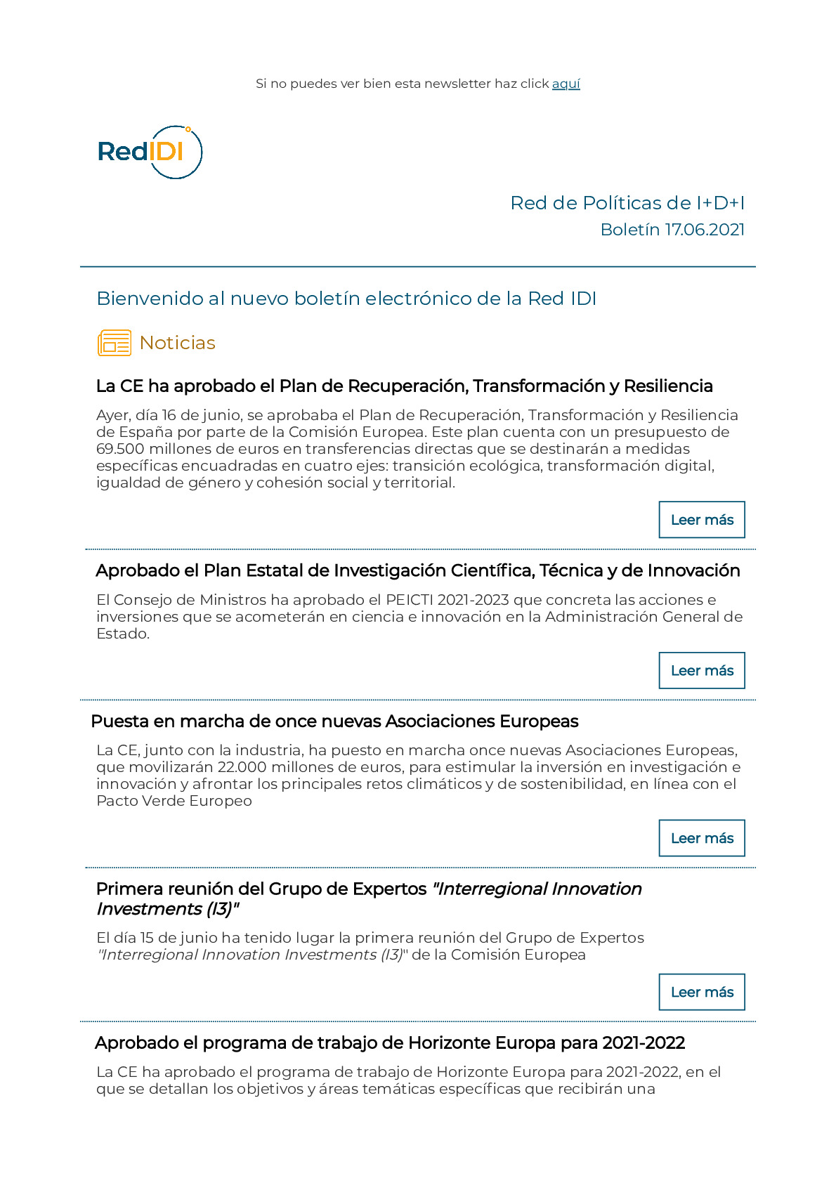 Boletín de actualidad de la Red IDI 20210617_0