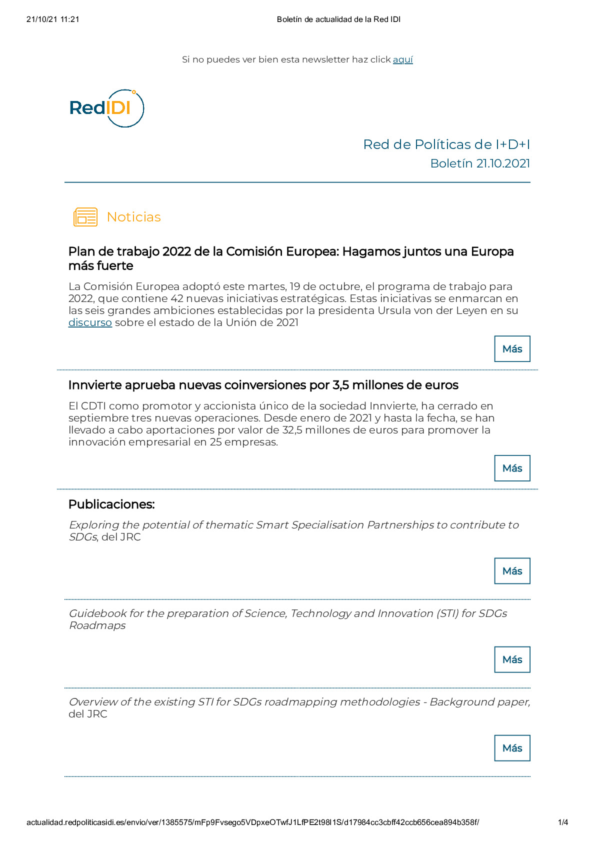 Boletín de actualidad de la Red IDI_20211021