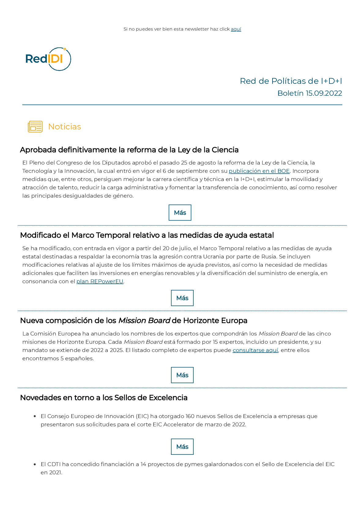Boletín de actualidad de la Red IDI_20220915