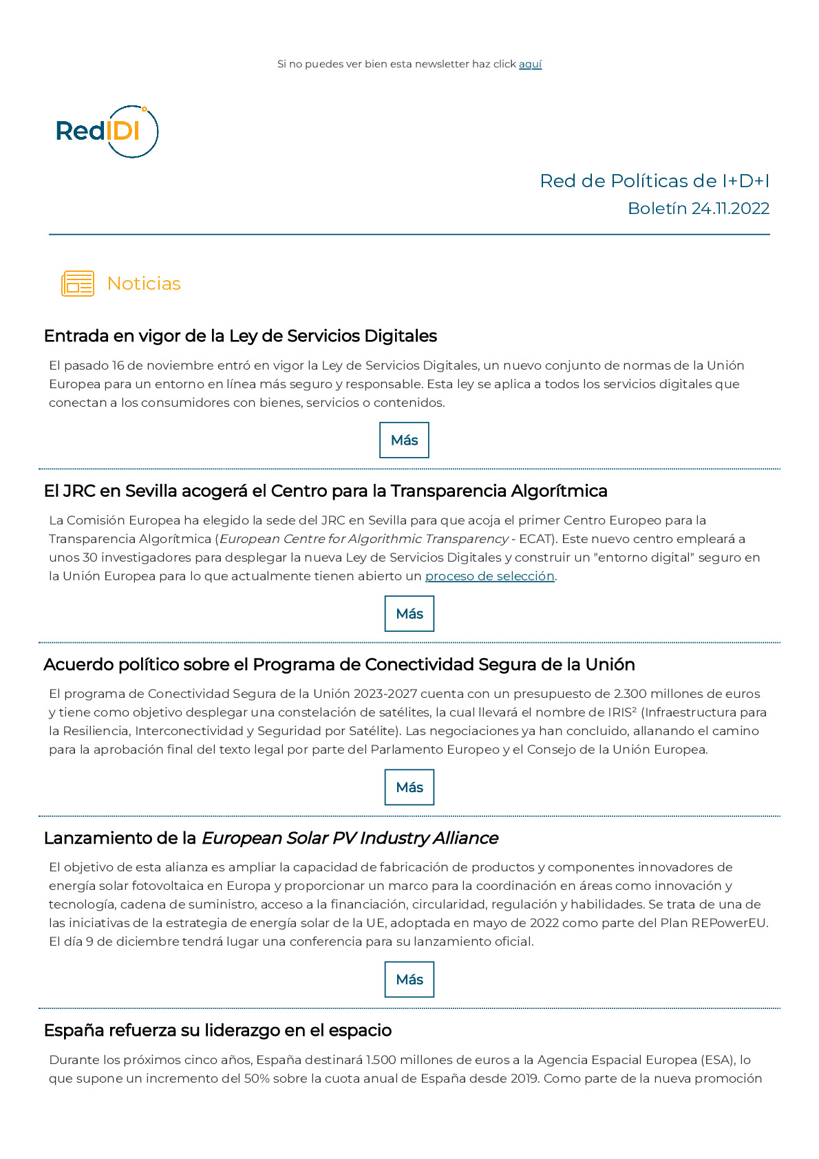 Boletín de actualidad de la Red IDI_20221124