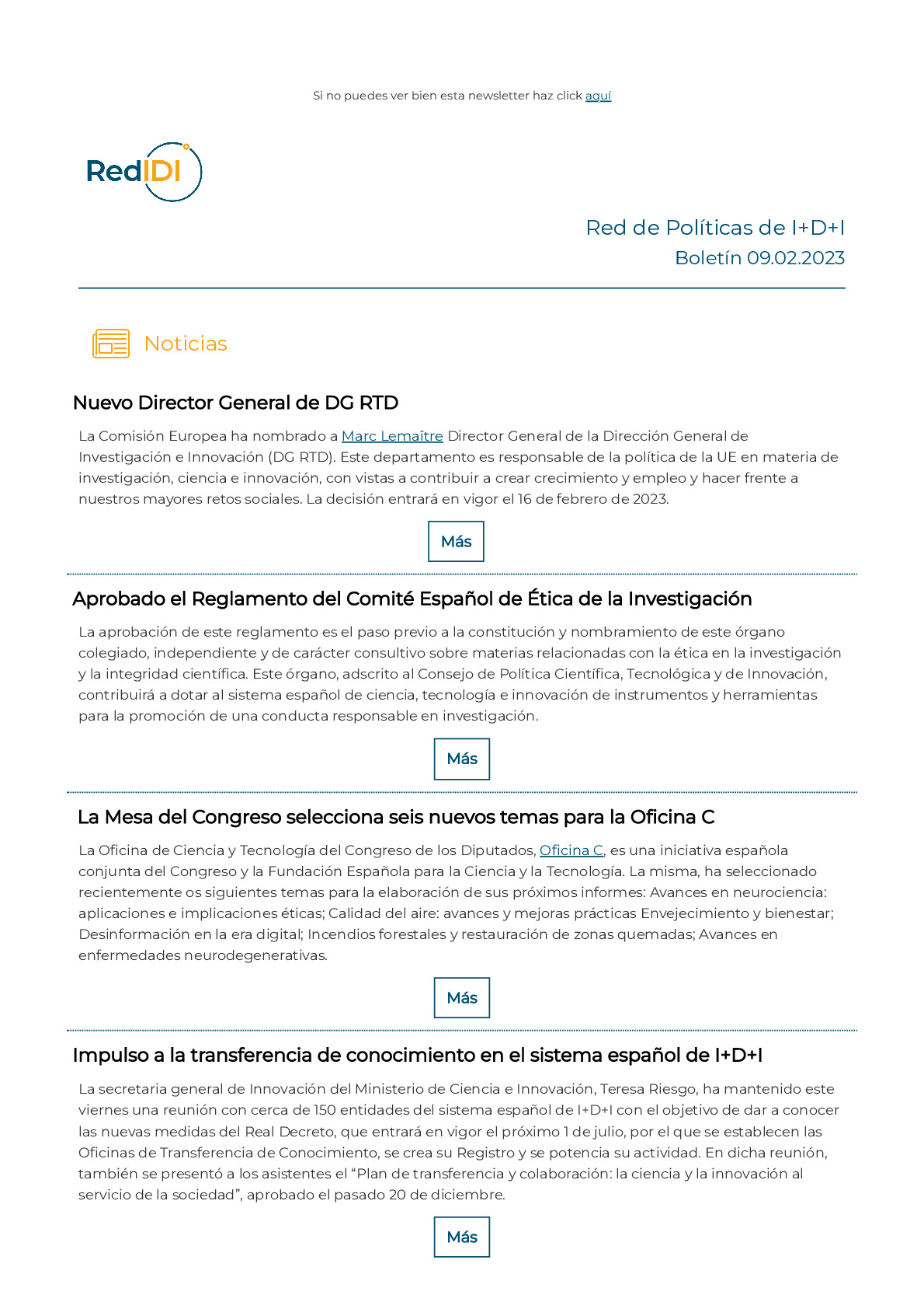 Boletín de actualidad de la Red IDI_20230209