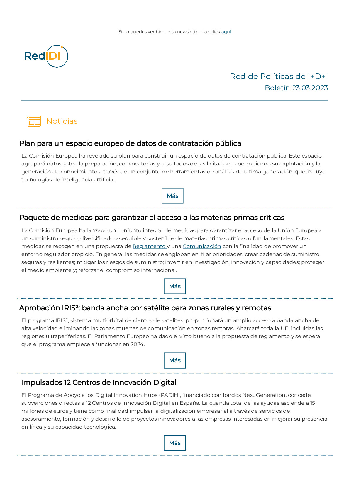 Boletín de actualidad de la Red IDI_20230323