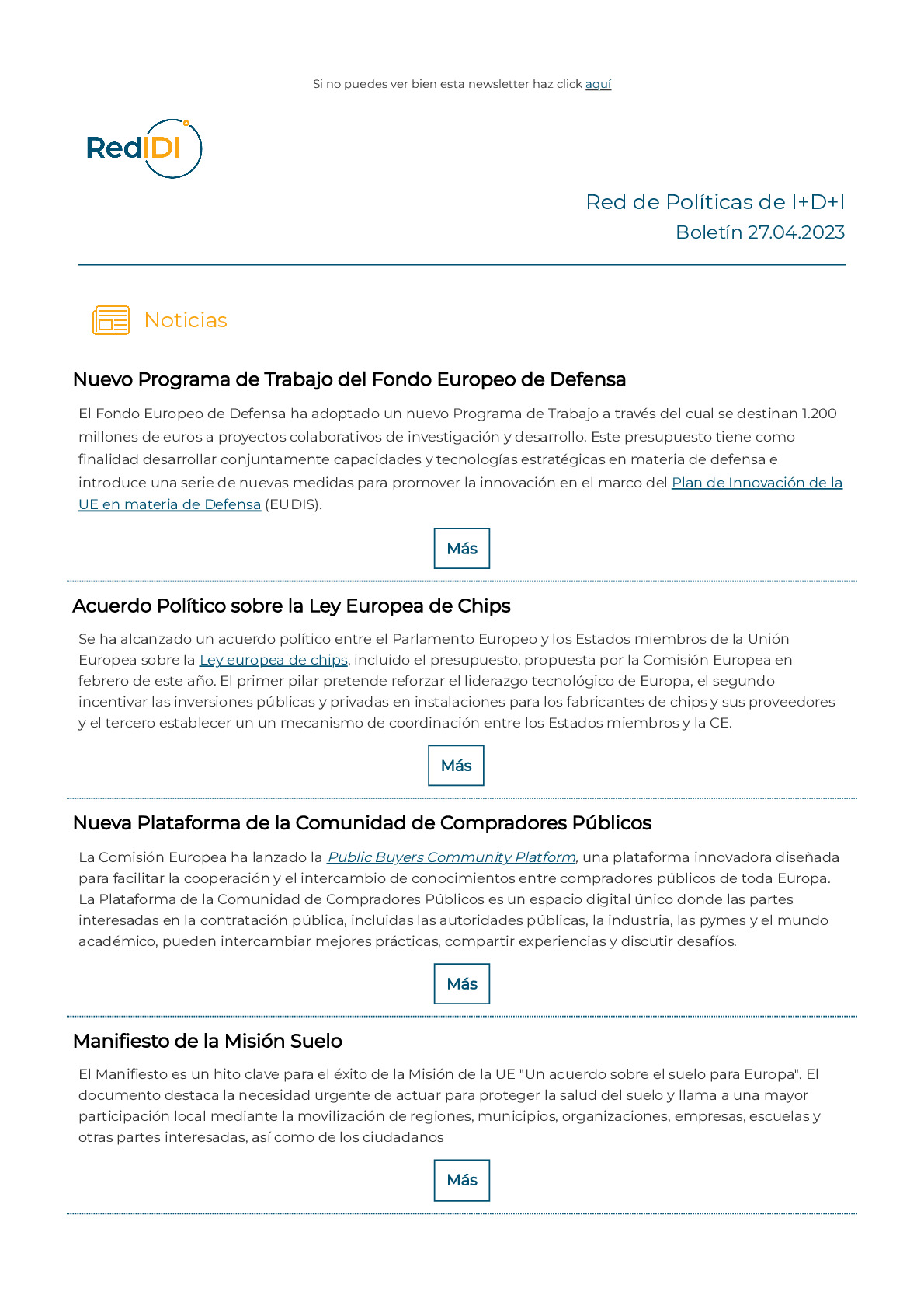 Boletín de actualidad de la Red IDI_20230427