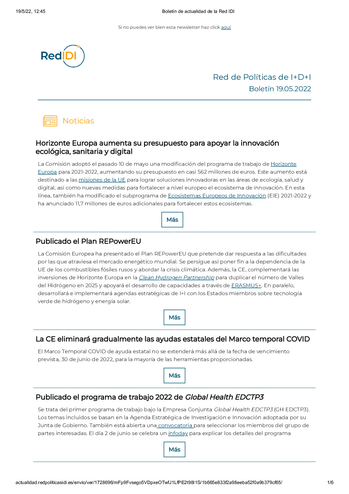 Boletin de actualidad de la Red IDI_20220519