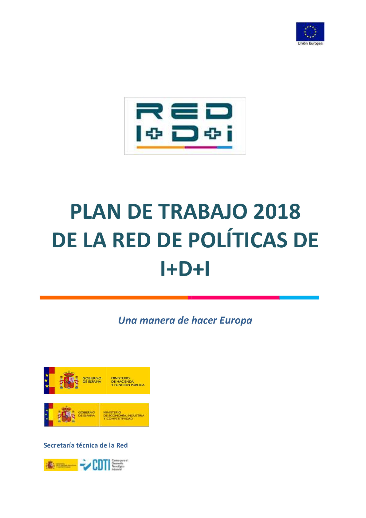 Plan de Trabajo 2018_Red IDI