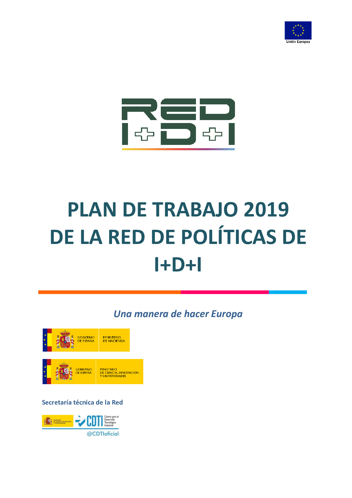Plan de Trabajo 2019_Red IDI Final