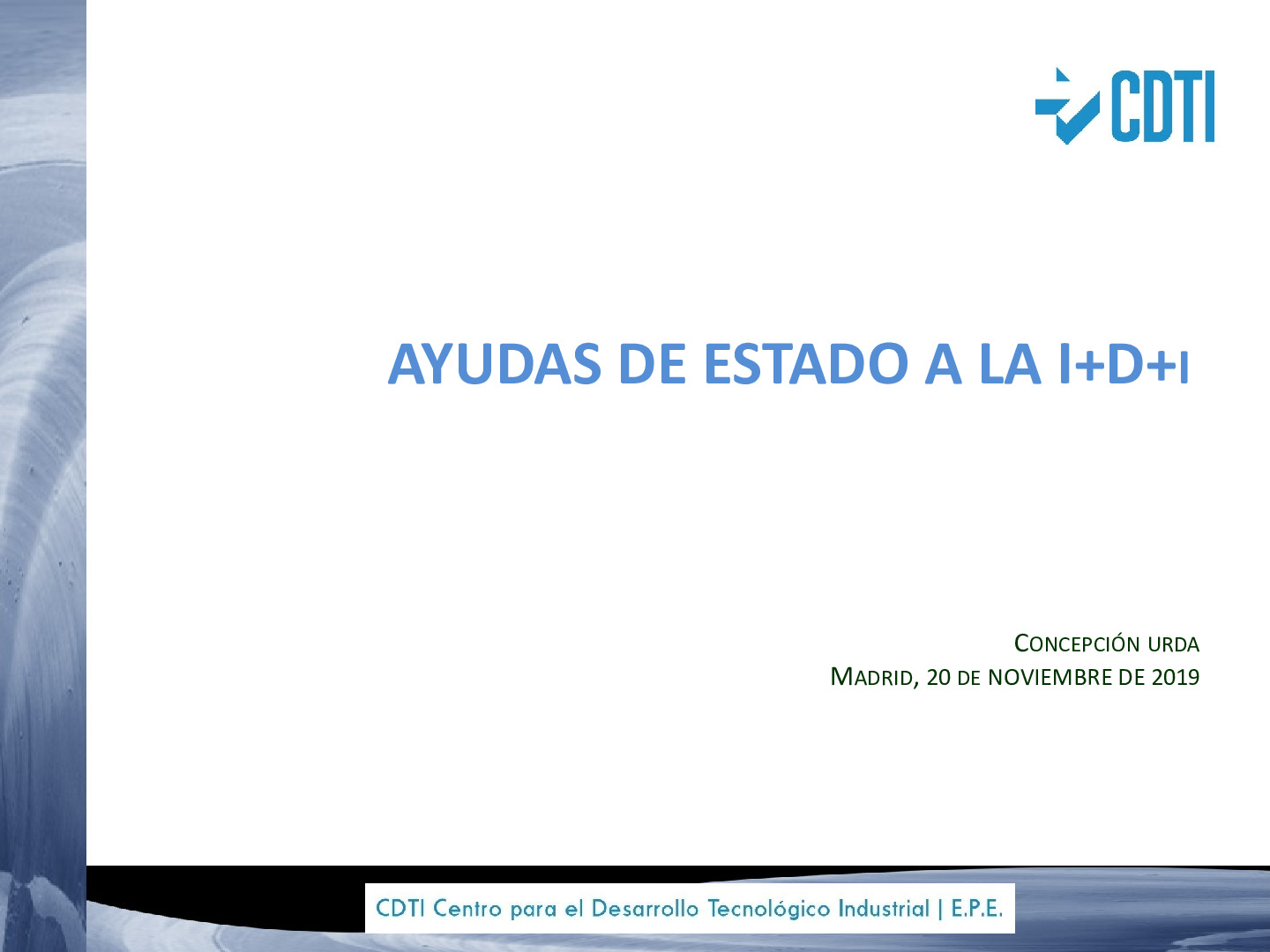 Presentacion Concepcion Urda