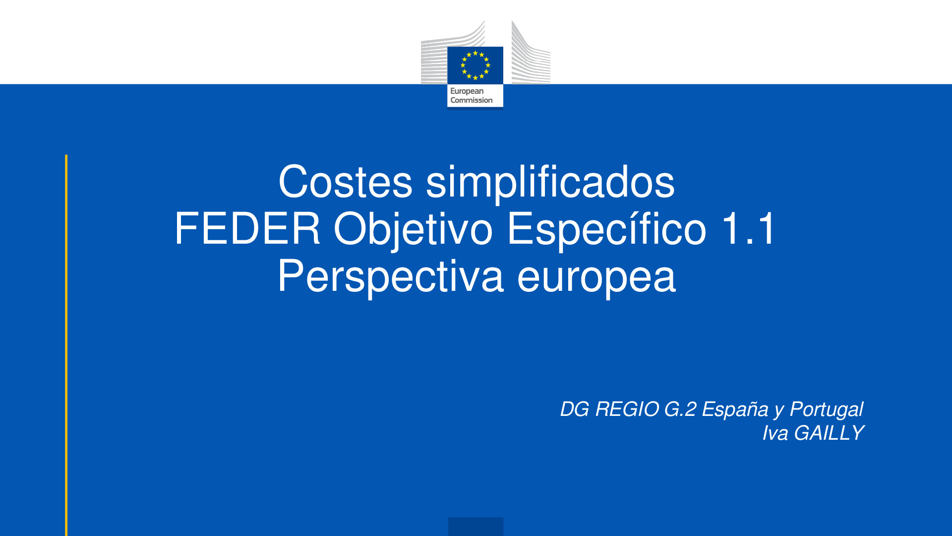 Presentation SCO_DG REGIO_IG - Red IDI 13.02.2024