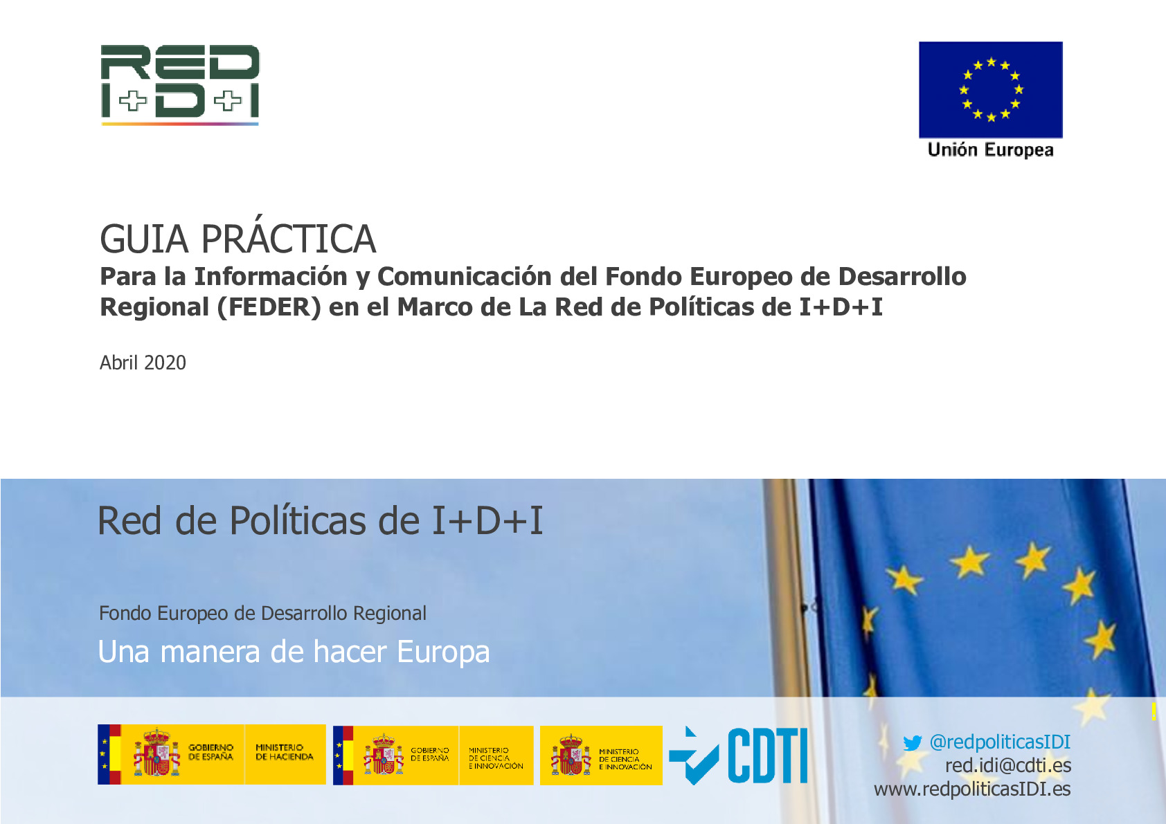 RedIDI-Guia Practica Comunicacion FEDER_20200423