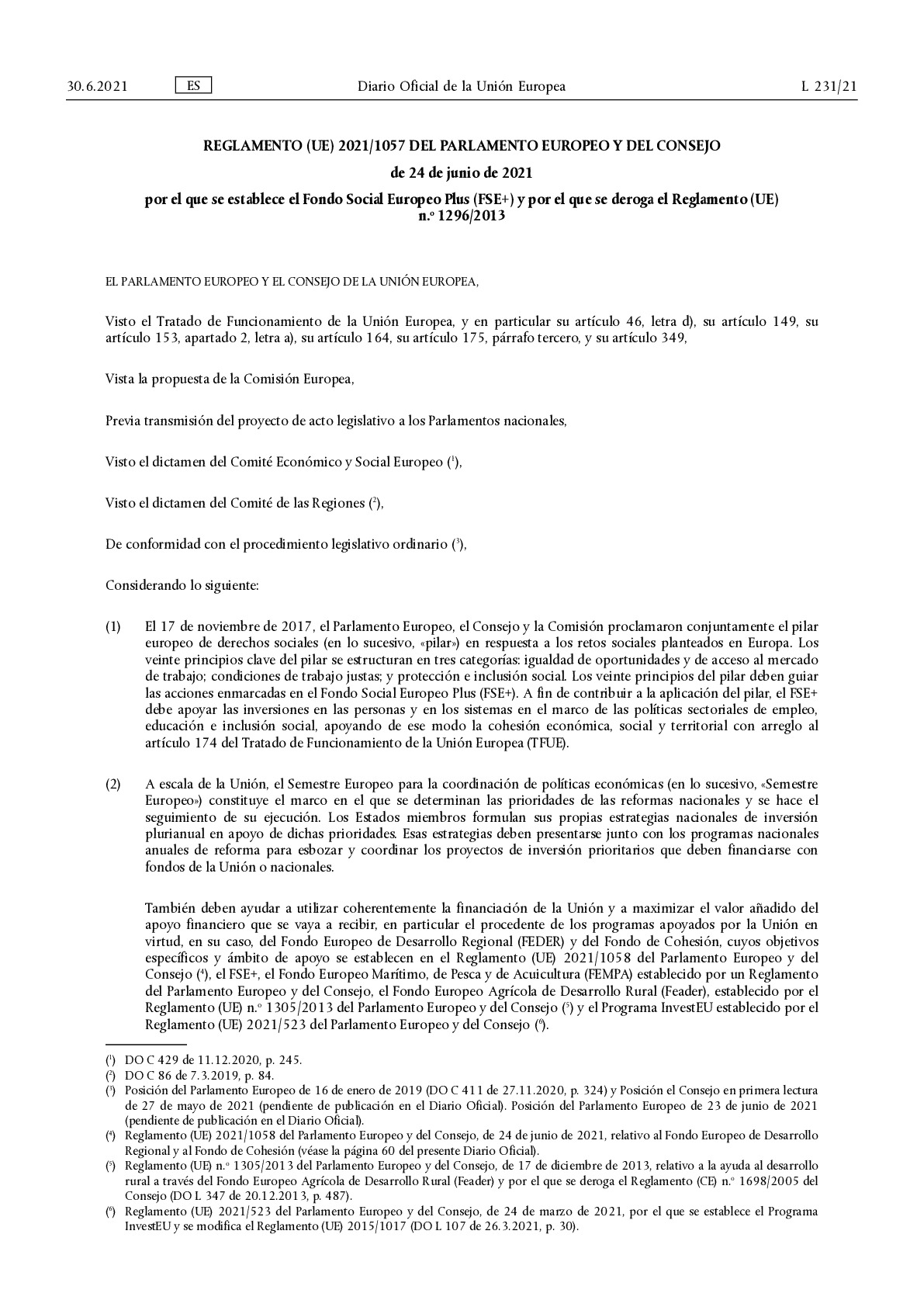 Reglamento 2021-1057_FSE+