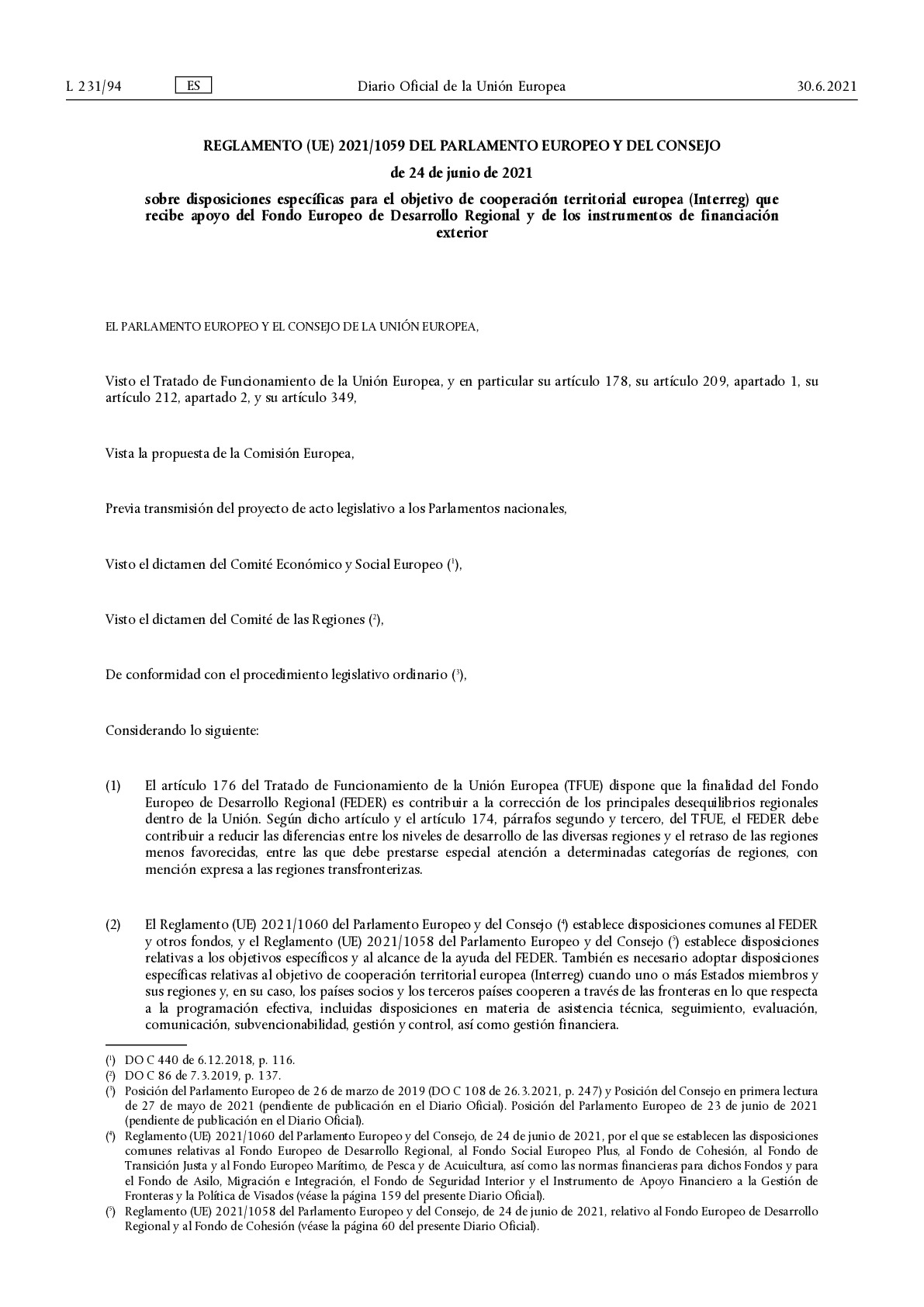 Reglamento 2021-1059_INTERREG