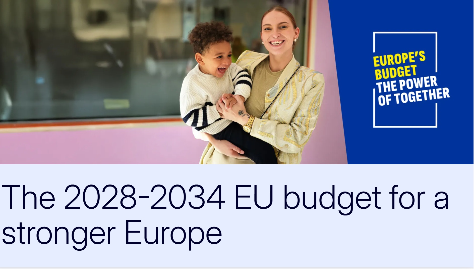 Propuesta para el próximo Marco Financiero Plurianual