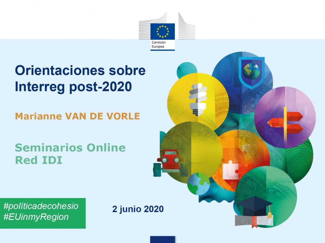 Imagen Seminario Online Red IDI "El Futuro de la Cooperación Territorial Europea"
