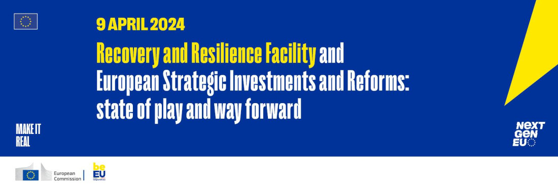 Imagen Recovery and Resilience Facility (RRF) and European Strategic Investments and Reforms: state of play and way forward