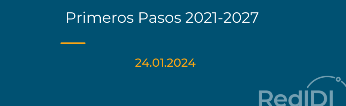 Imagen Red IDI-Primeros pasos 2021-2027