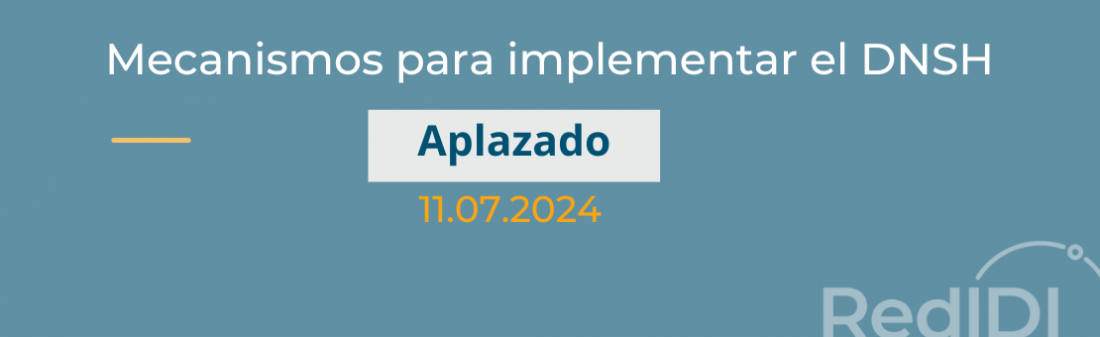 Imagen Aplazado Red IDI-Mecanismos para implementar el DNSH